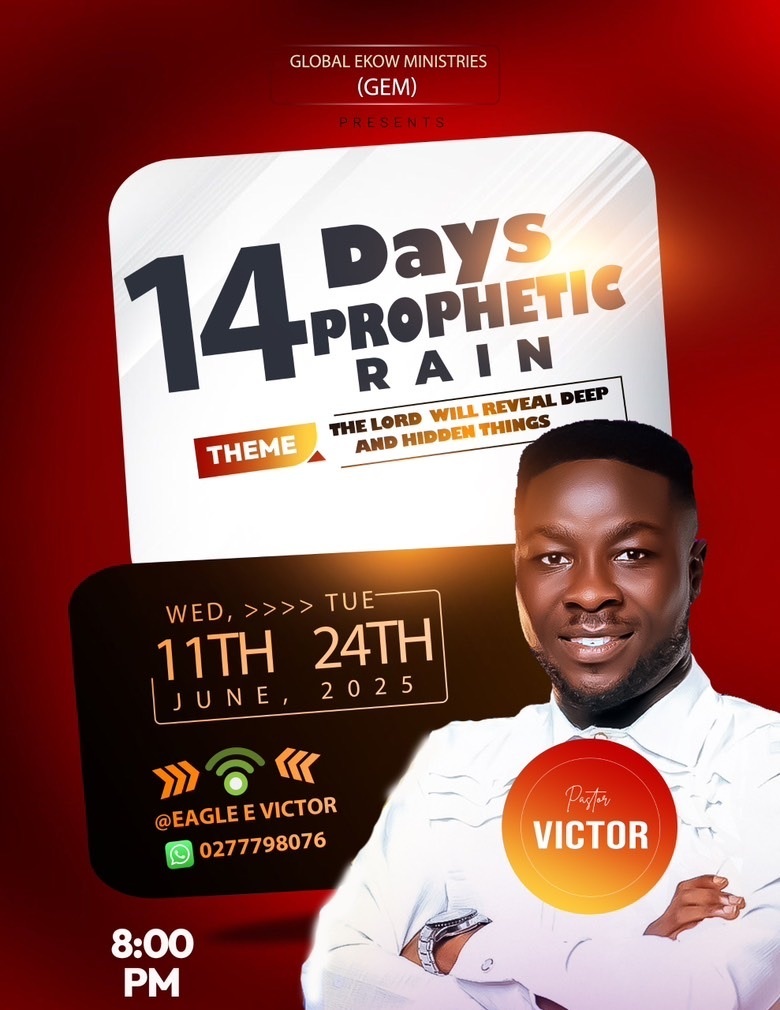 14 days of Prophetic Rain. Revealing Deep and hidden things 